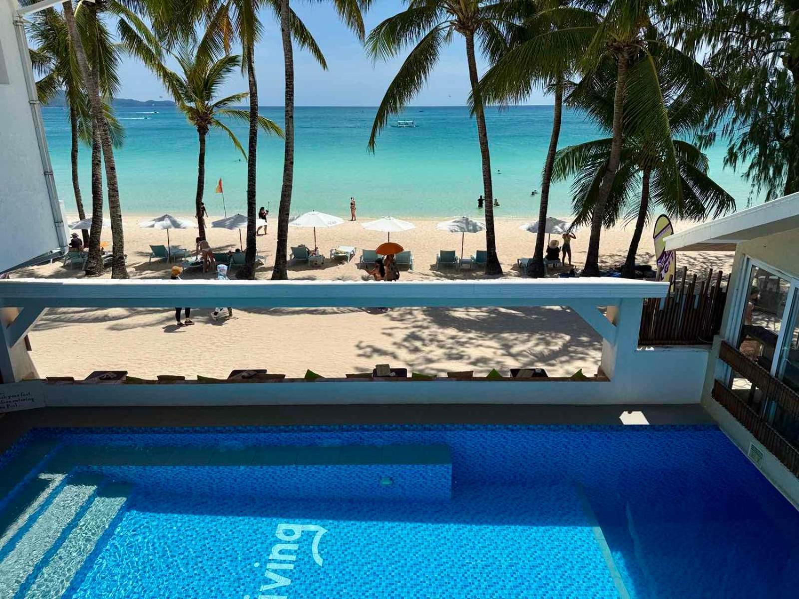 Calypso Beach And Dive Resort Manoc-Manoc Exterior foto
